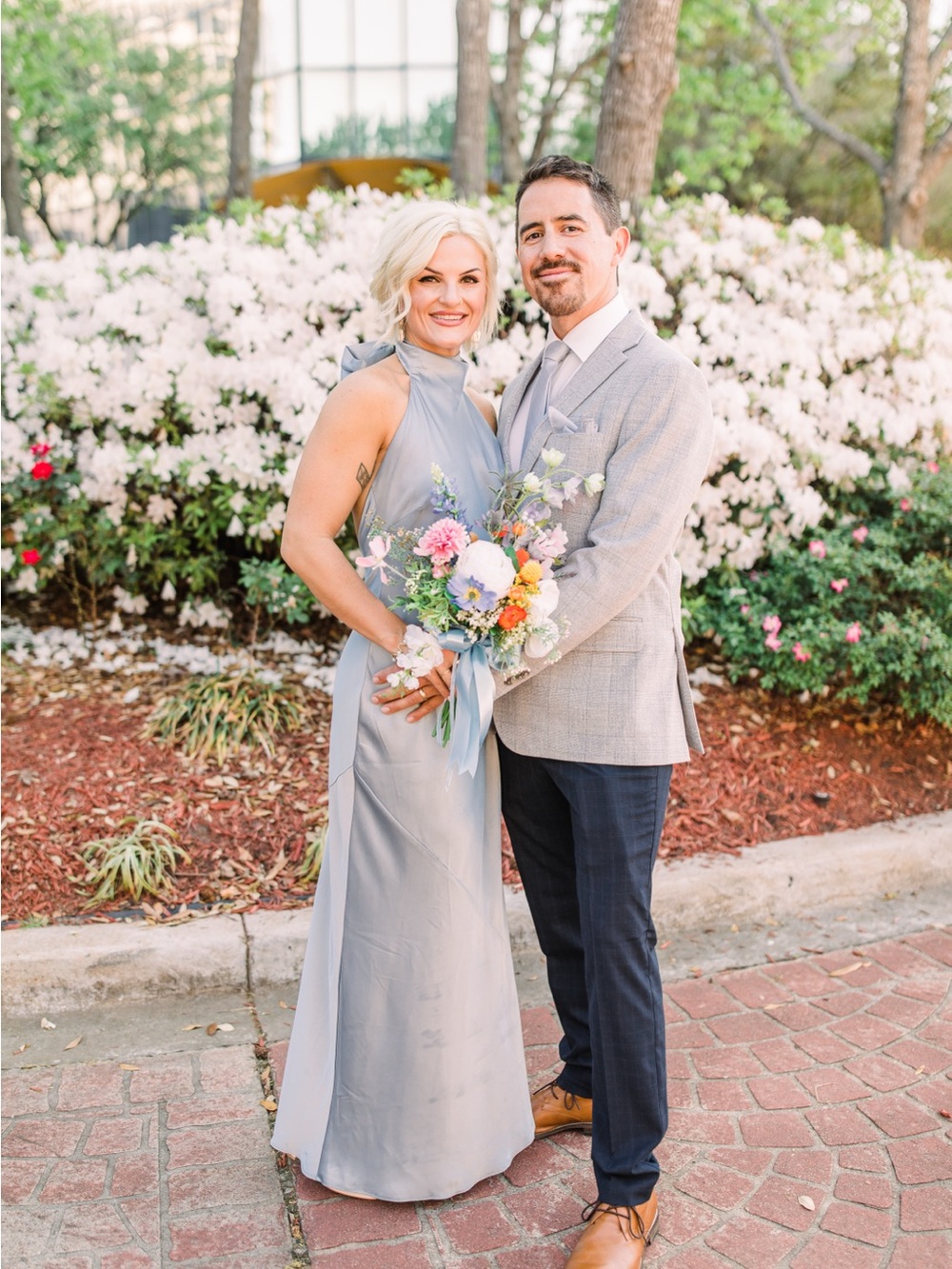 Show Me Your MuMu Satin Maxi Skirt in Slate Blue-Grey